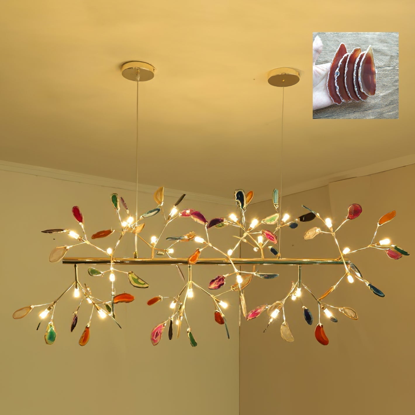 Candra Agates Chandelier