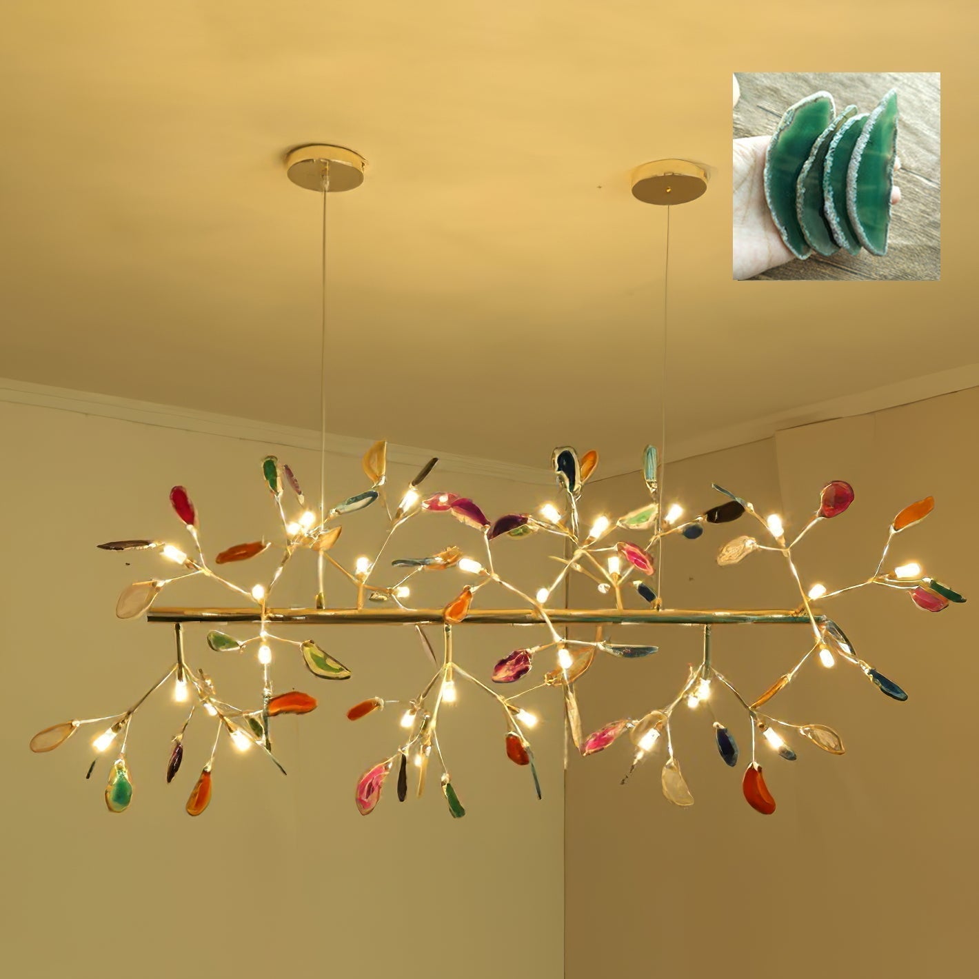 Candra Agates Chandelier