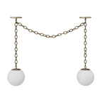 Alabaster Swag Chandelier