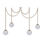 Alabaster Swag Chandelier
