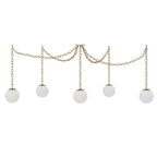 Alabaster Swag Chandelier