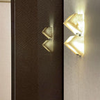 Block Alabaster Wall Sconce