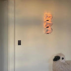 Block Alabaster Wall Sconce