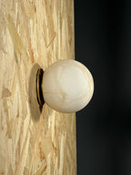 Arlo Orb Alabaster Sconce