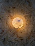 Arlo Orb Alabaster Sconce