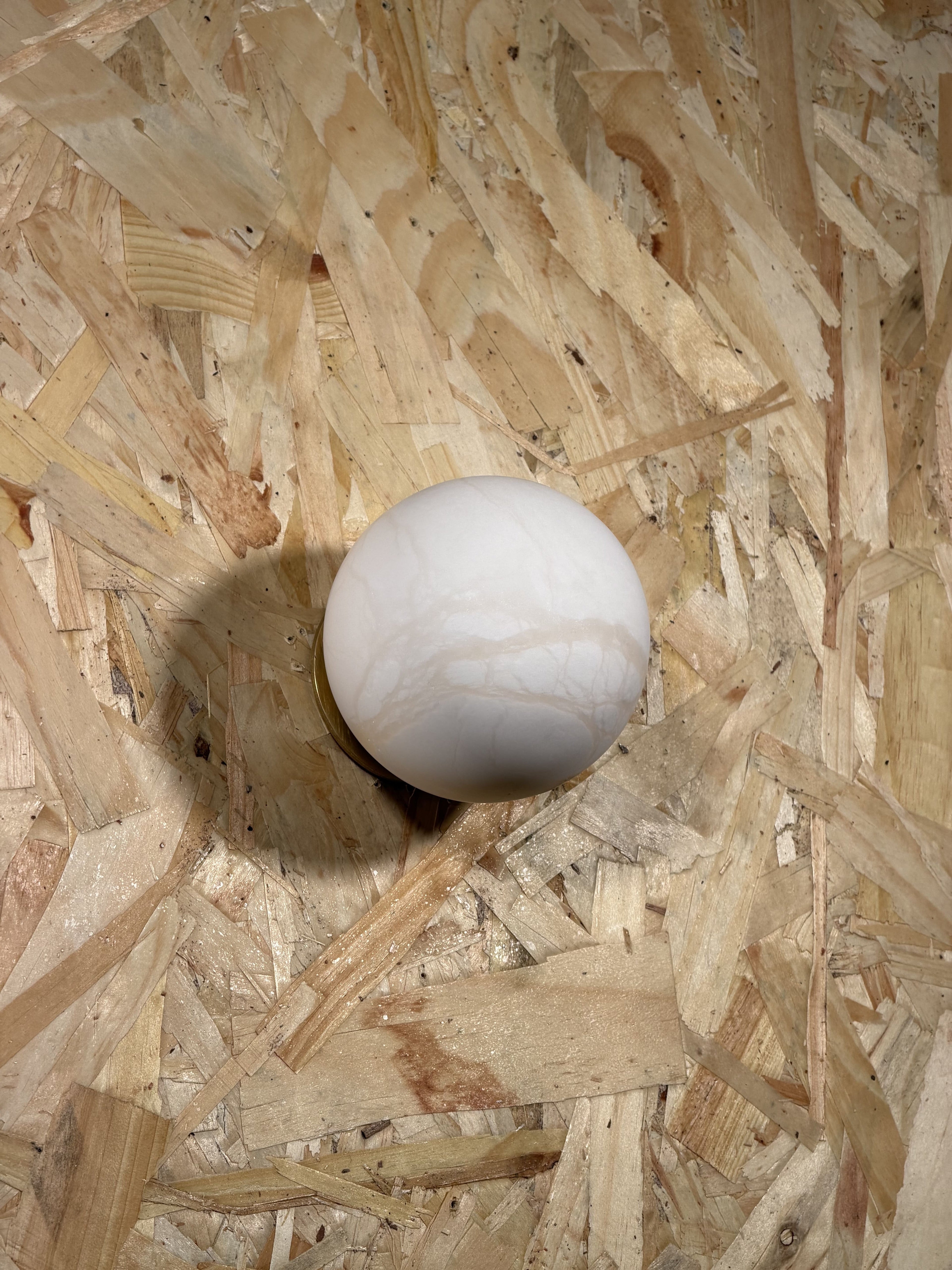Arlo Orb Alabaster Sconce