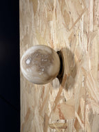 Arlo Orb Alabaster Sconce