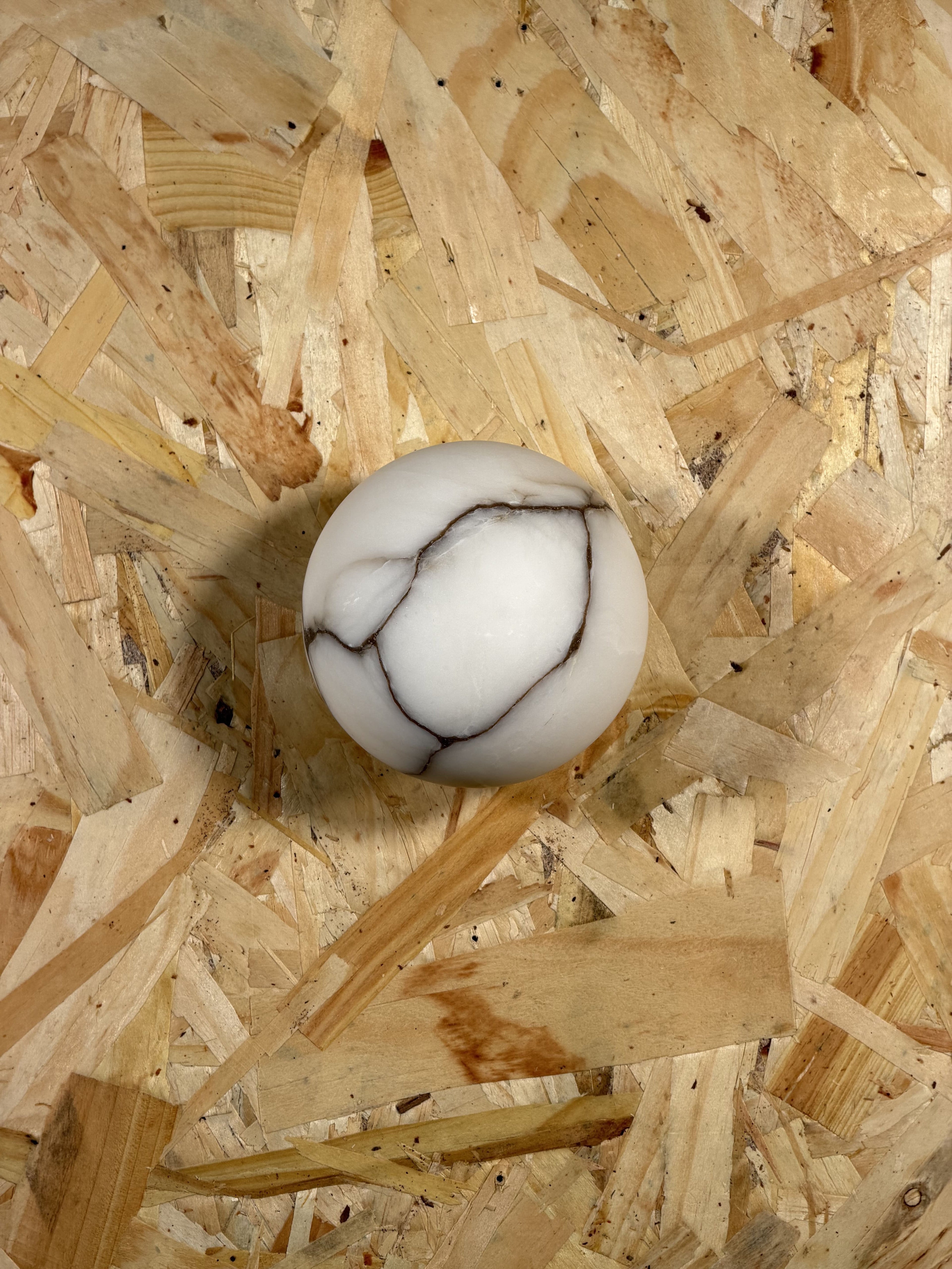 Arlo Orb Alabaster Sconce