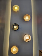 Aurora Green Onyx Sconce