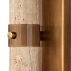 Beatrix Beige Bath Wall Sconce