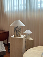 Block Calacatta Oro Table Lamp