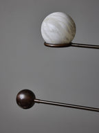 Alabaster Double Pendulum Chandelier