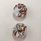 Breccia Rose Marble Sconce