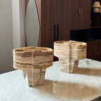 Brown Fantasy Onyx Table Lamp