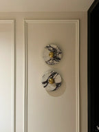 Calacatta Oro Round Sconce