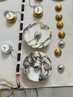 Calacatta Oro Round Sconce