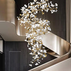 Carias Ceramic Ginkgo Chandelier Wonderland
