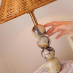 Viola Marble Table Lamp