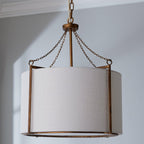 French Brass Chandelier