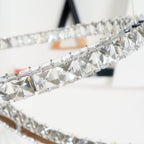 Crossed-C Crystal Chandelier