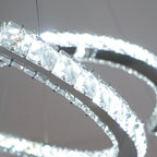 Crossed-C Crystal Chandelier