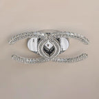 Crossed-C Flush Mount Lighting