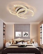 Crossed-C Flush Mount Lighting