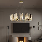 Cub Alabaster Chandeliers