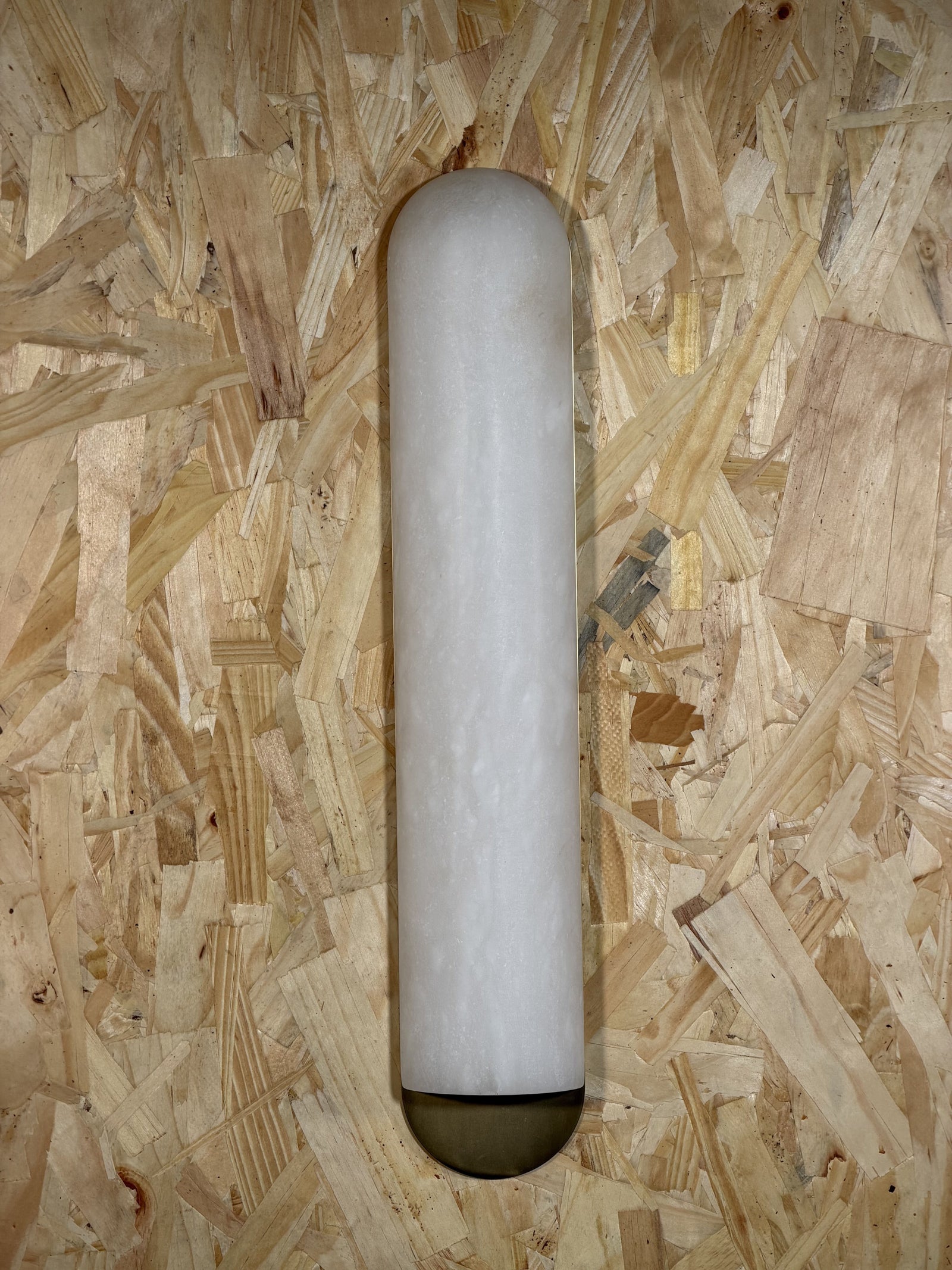 Curved Alabaster Wall Sconce