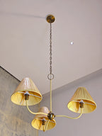 Delphine Rattan Chandelier