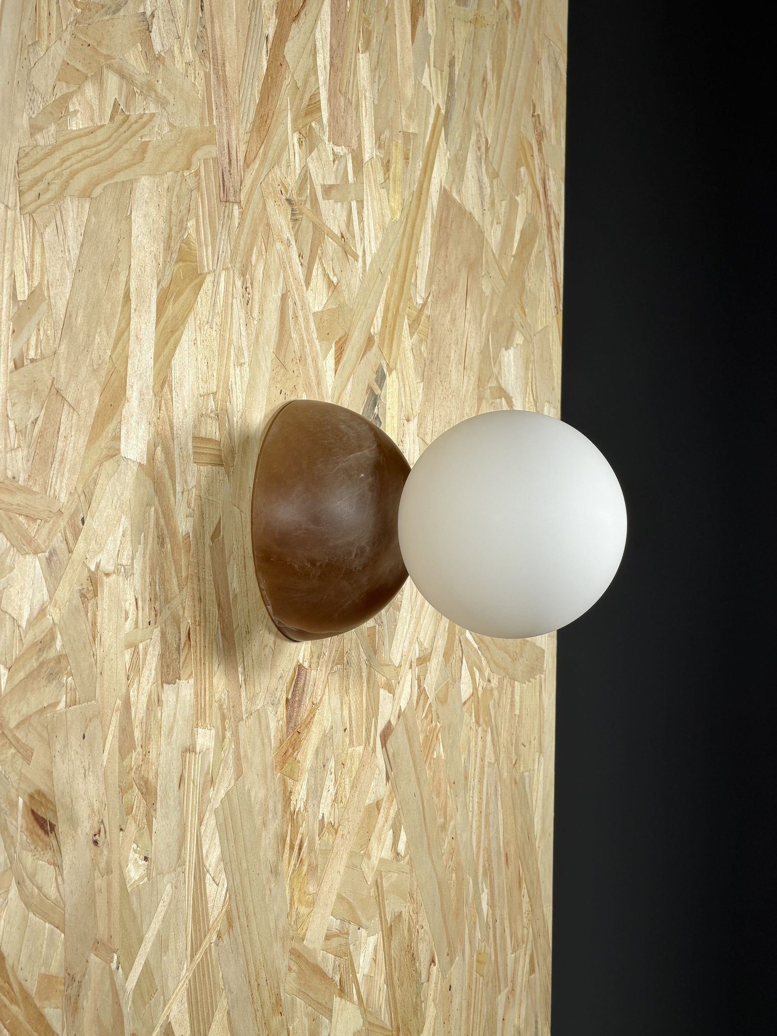 Eklipso Tobacco Alabaster Sconce