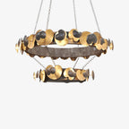 Eucalyptus Round Double Tier Chandelier