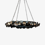Eucalyptus Round Single Tier Chandelier