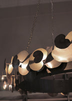 Eucalyptus Round Single Tier Chandelier