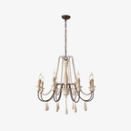 Farmhouse Beaded Chandelier