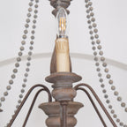 Farmhouse Beaded Chandelier
