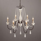 Farmhouse Beaded Chandelier