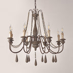 Farmhouse Beaded Chandelier