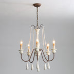 Farmhouse Beaded Chandelier