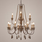 Farmhouse Beaded Chandelier