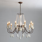 Farmhouse Beaded Chandelier