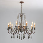 Farmhouse Beaded Chandelier