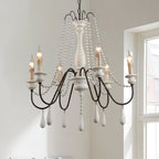 Farmhouse Beaded Chandelier