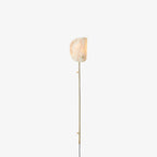 Fold Onyx Plug-In Wall Sconce