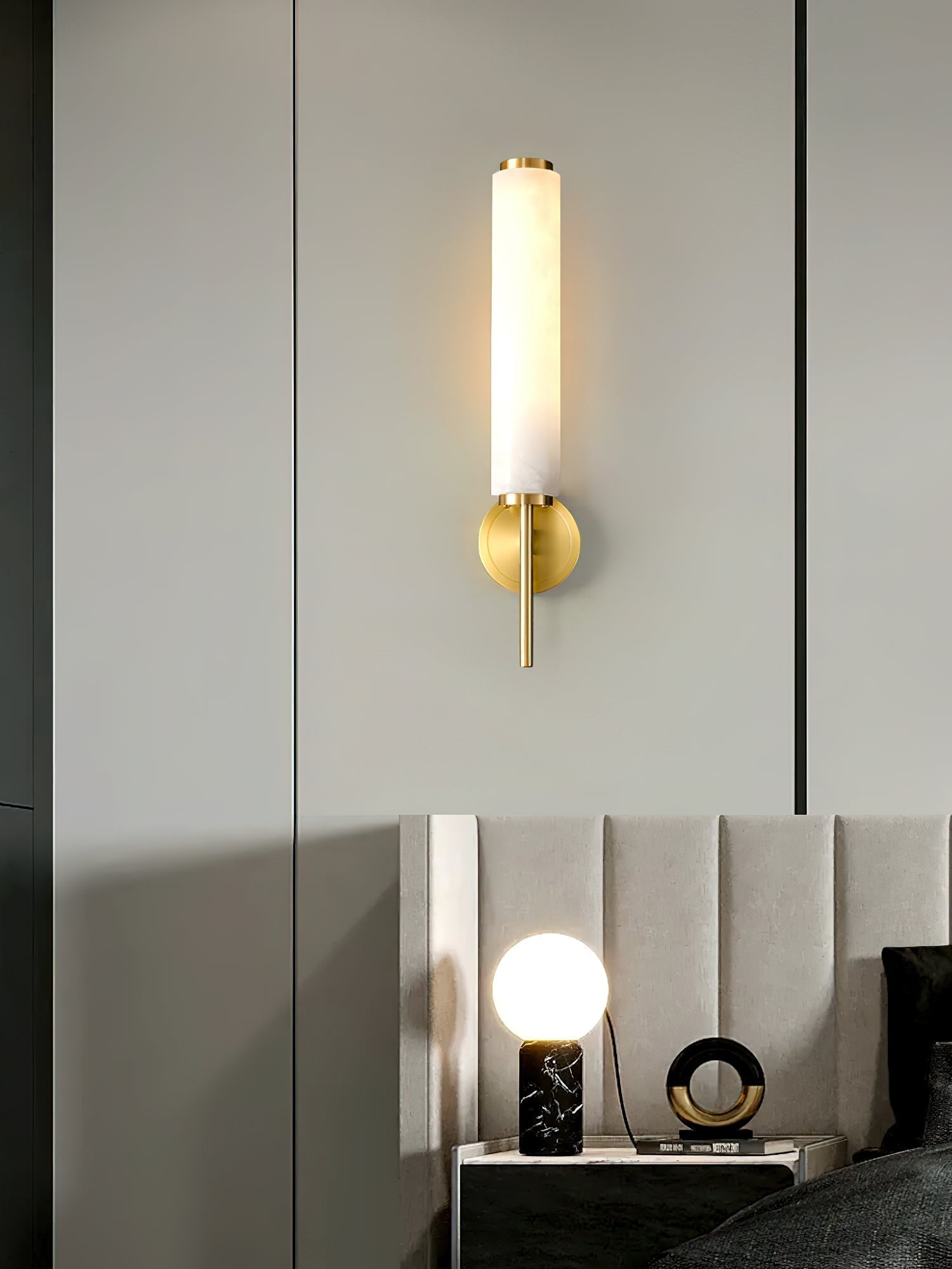 Fontenot Alabaster Wall Sconce