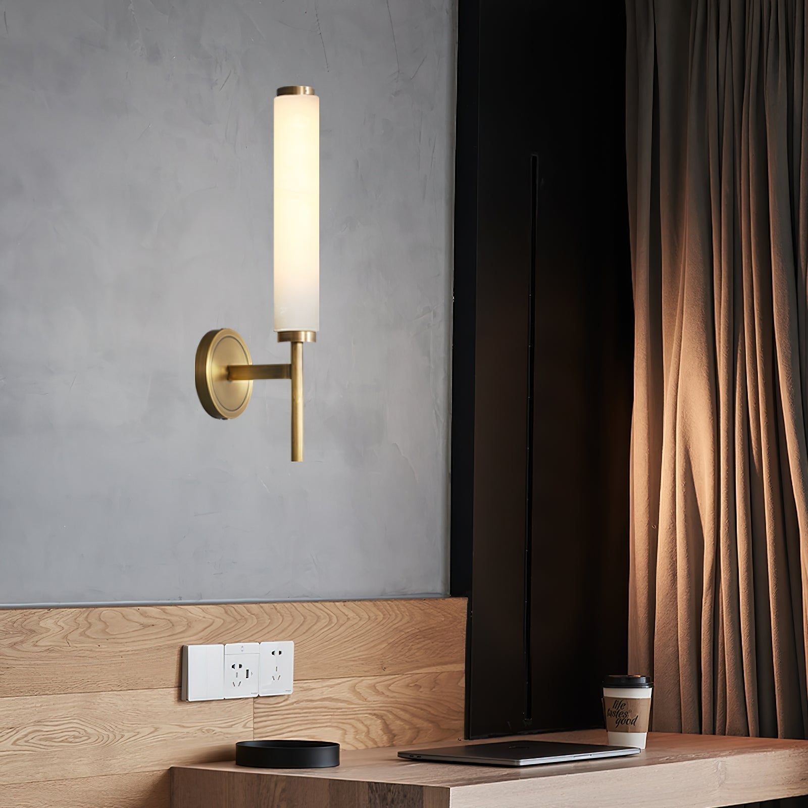Fontenot Alabaster Wall Sconce