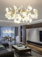 Carias Series Circle Gingko Chandelier