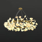 Carias Series Circle Gingko Chandelier