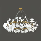 Carias Series Circle Gingko Chandelier