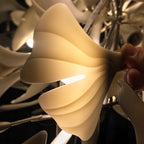 Carias Ceramic Ginkgo Pendant Light Extended